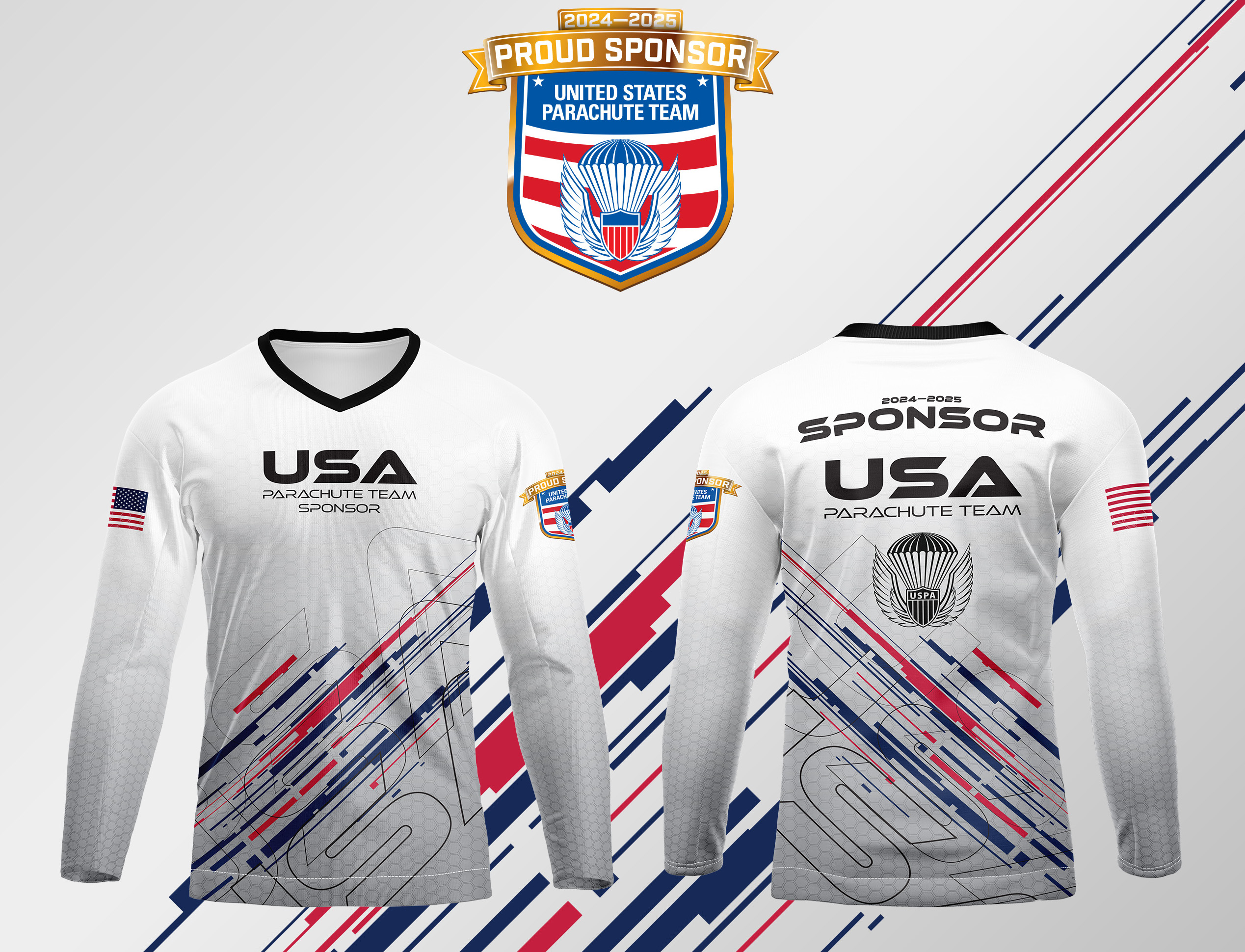 US Parachute Team Sponsor Jersey US Parachute Team Sponsor Jersey